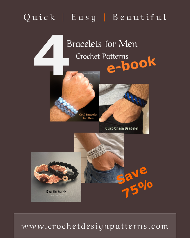 Bracelet for Men | Crochet Patterns