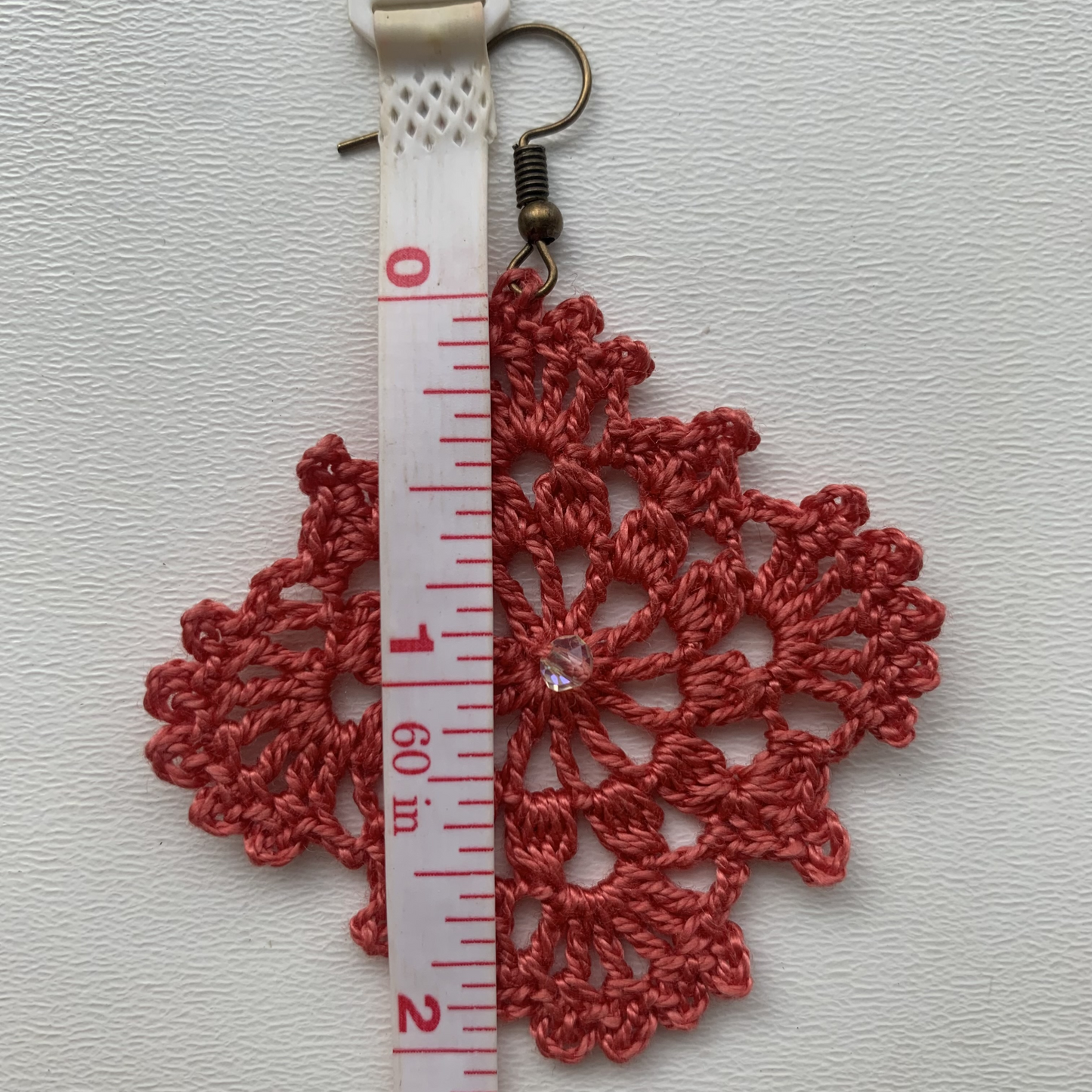 Crochet Earrings PDF Pattern – Beginner-Friendly Granny Lace Square Earrings