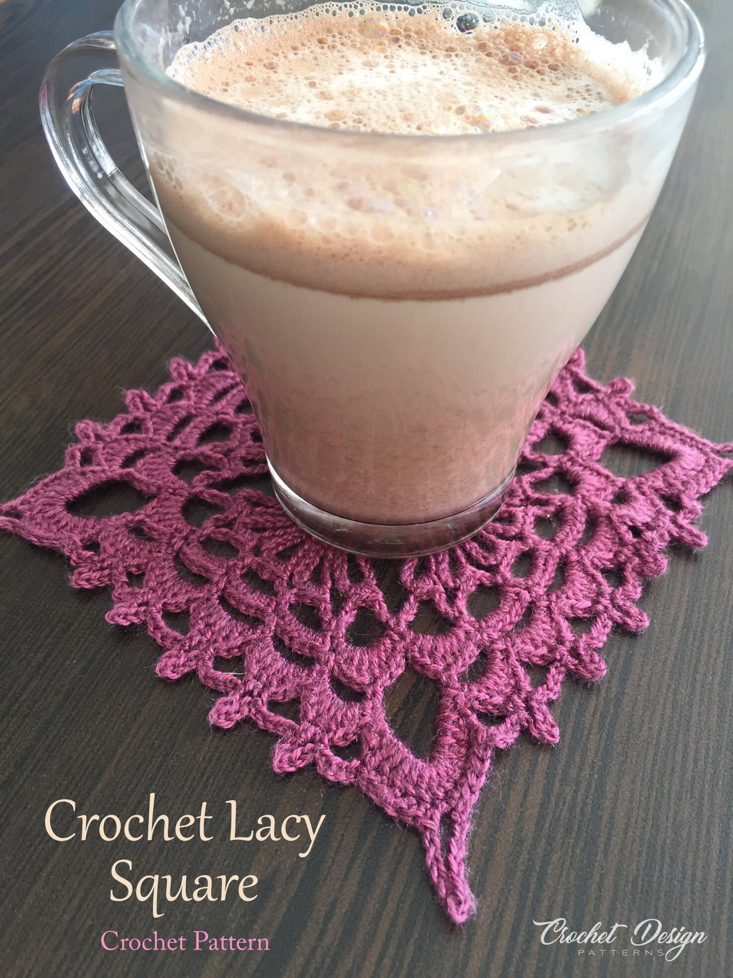 Crochet granny Lace Square Pdf Pattern