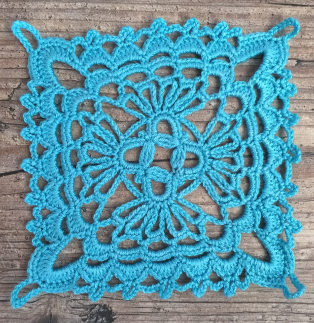 Crochet granny Lace Square Pdf Pattern