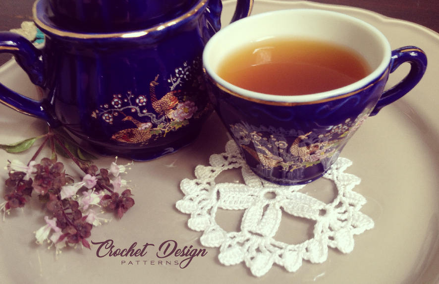 Crochet star coaster / Doily - Pdf Crochet Pattern