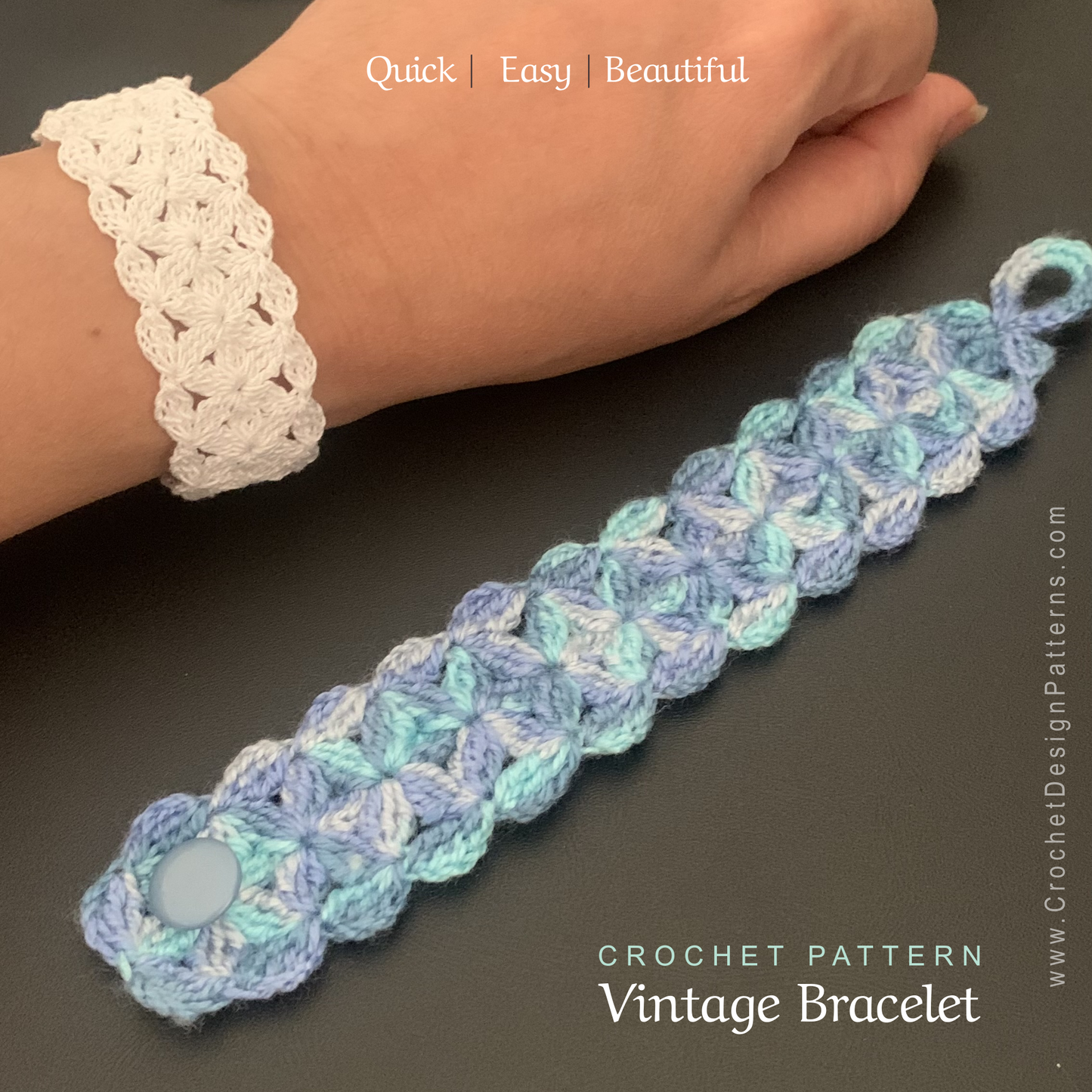 Vintage Crochet Bracelet/Cuff | Pdf Crochet Pattern