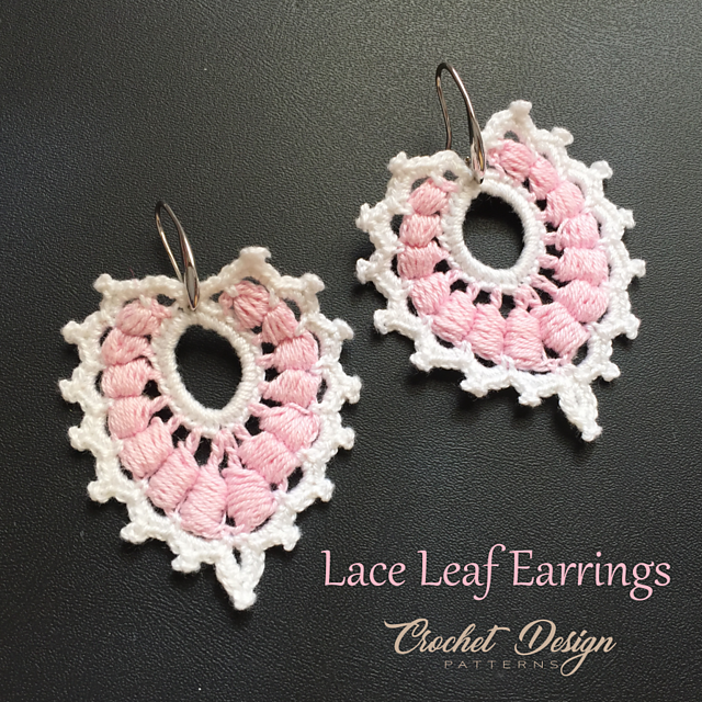 Crochet BUNDLE of 12 Earrings Crochet Patterns + free zwaheg earrings gift