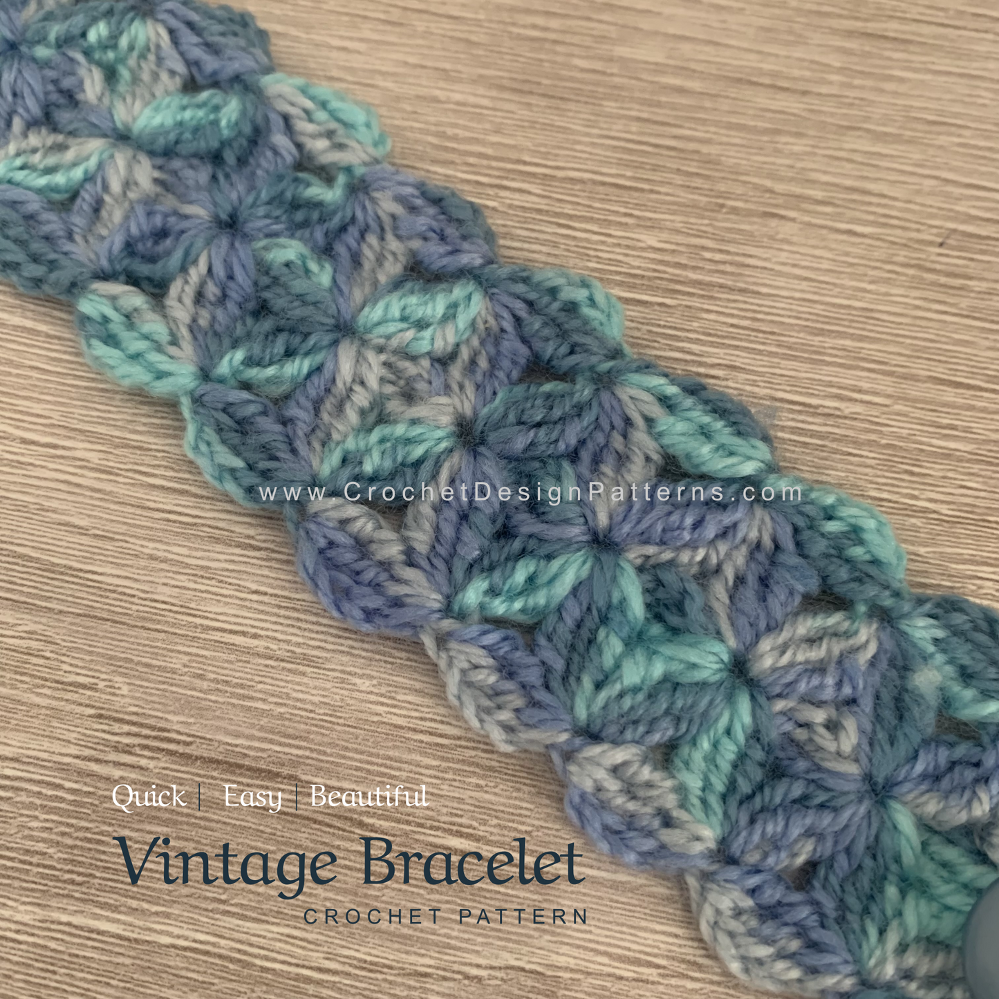 Vintage Crochet Bracelet/Cuff | Pdf Crochet Pattern