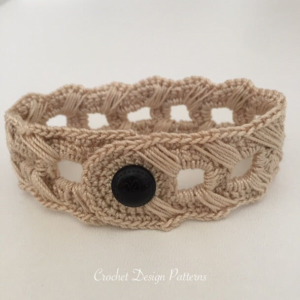 bracelet for men Crochet pattern