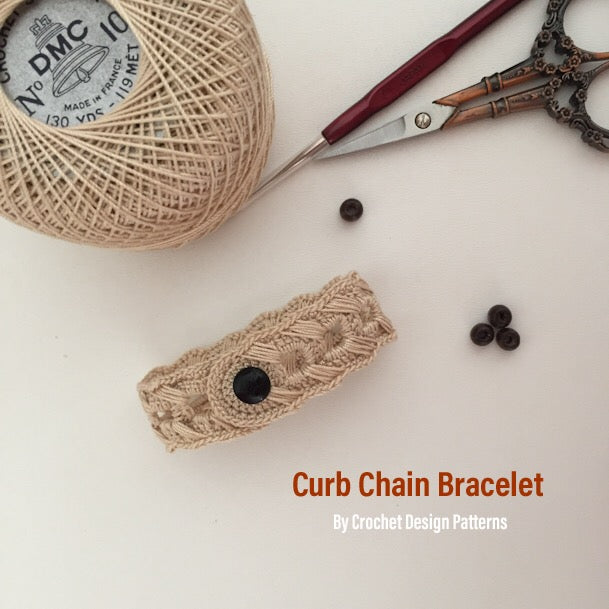 bracelet for men Crochet pattern