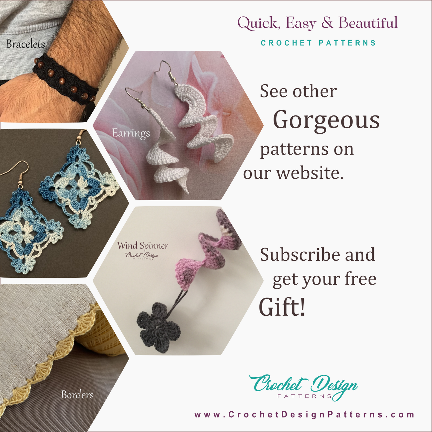 Vintage Crochet Bracelet/Cuff | Pdf Crochet Pattern