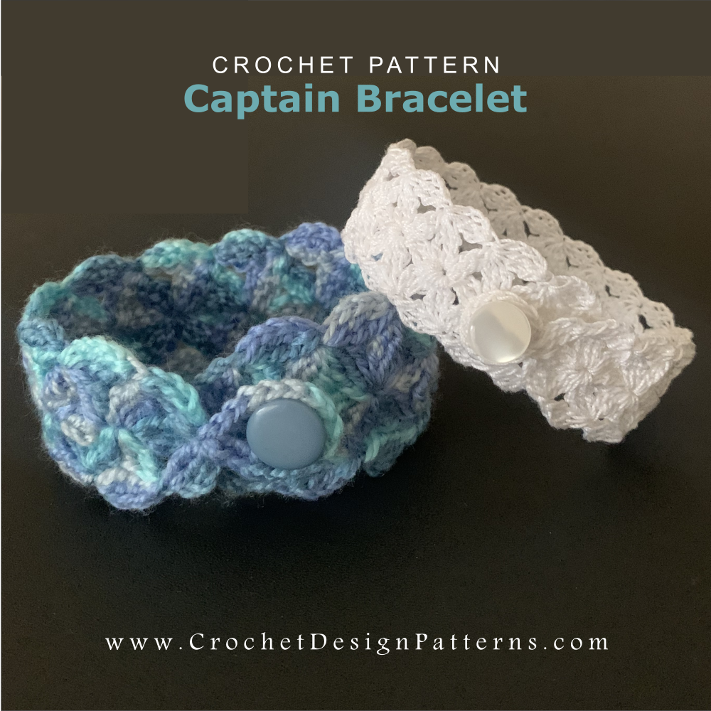 Captain Bracelet | Pdf Crochet Pattern