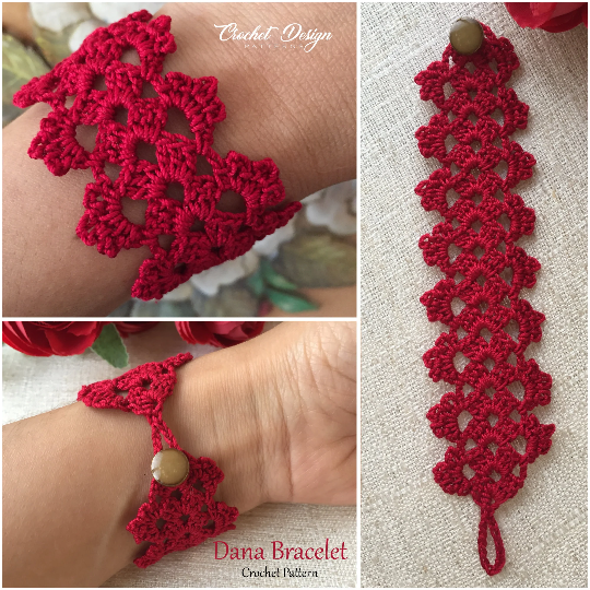 24 crochet Patterns for Earrings and Bracelets