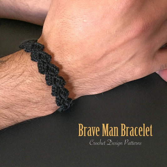 Brave Man Bracelet | Crochet Pdf Pattern