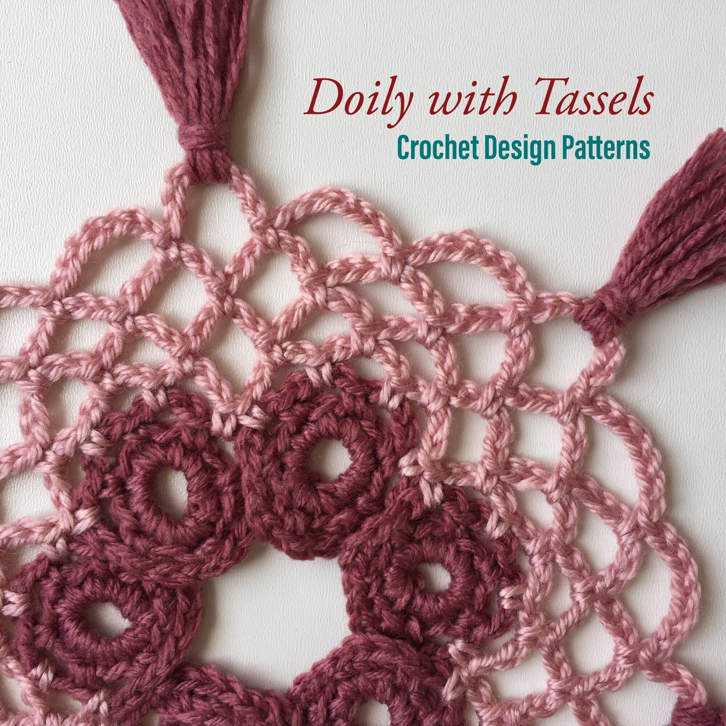 Doily / coaster with tassels | Crochet pdf pattern