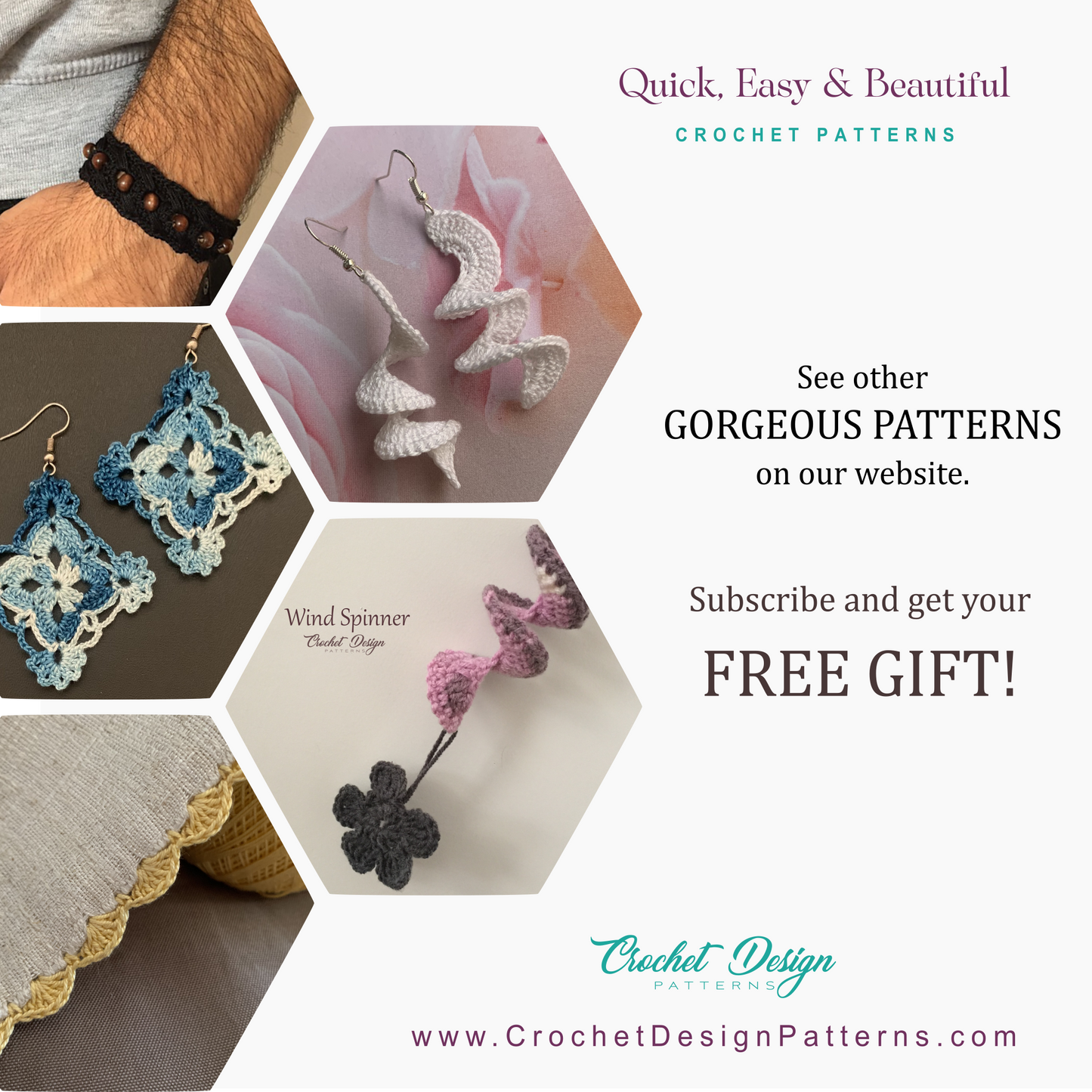 12 Crochet Bracelets Patterns