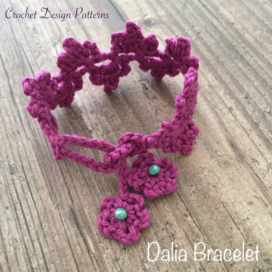 Dalia Bracelet for beginners | Crochet Pattern