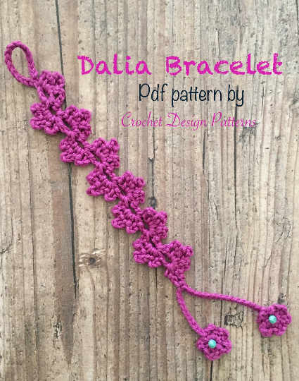 Dalia Bracelet for beginners | Crochet Pattern