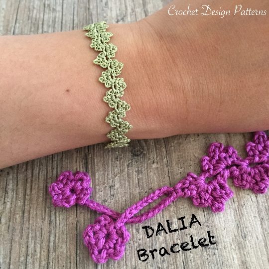 Dalia Bracelet for beginners | Crochet Pattern