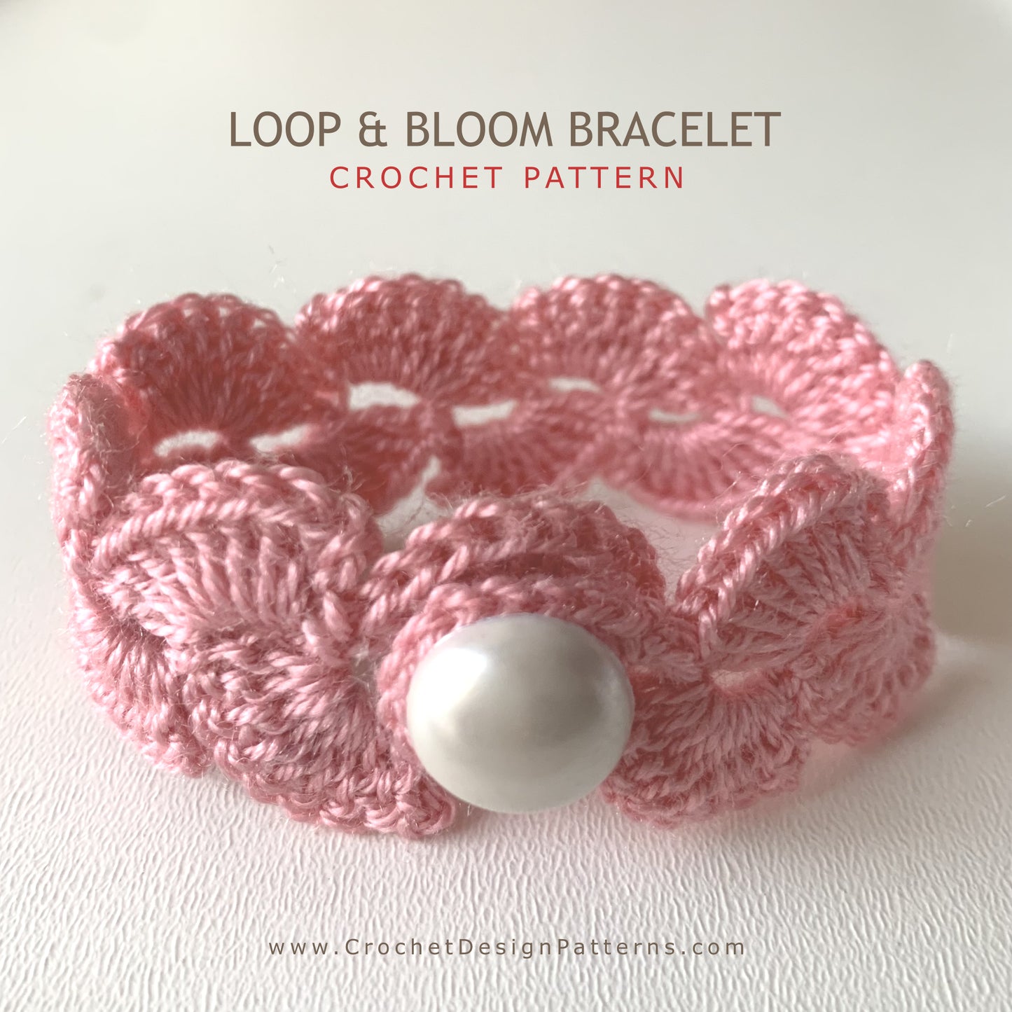 Loop and Bloom Bracelet  – Easy Beginner | Crochet Pattern