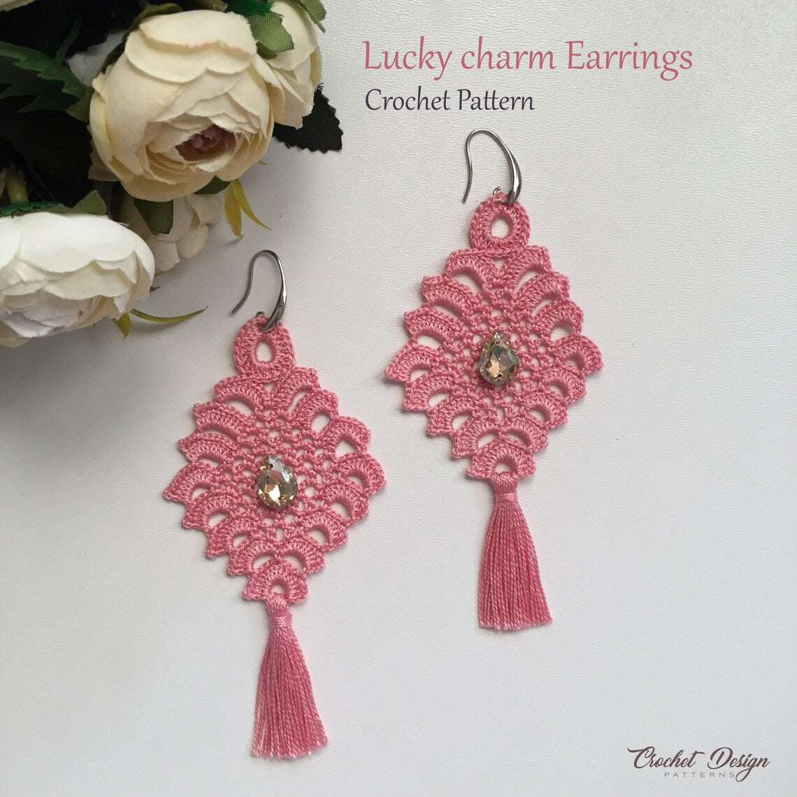12 Crochet Earring Patterns – 75% Off Flash Sale!