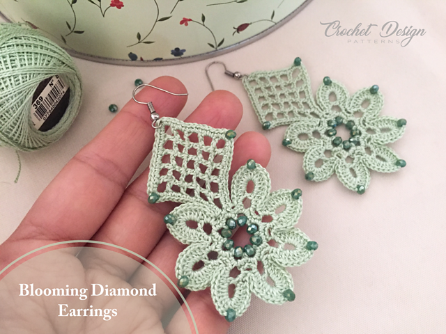 12 Crochet Earring Patterns – 75% Off Flash Sale!