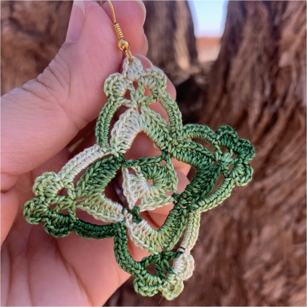 12 Crochet Earring Patterns | PDF Bundle + Free Gift