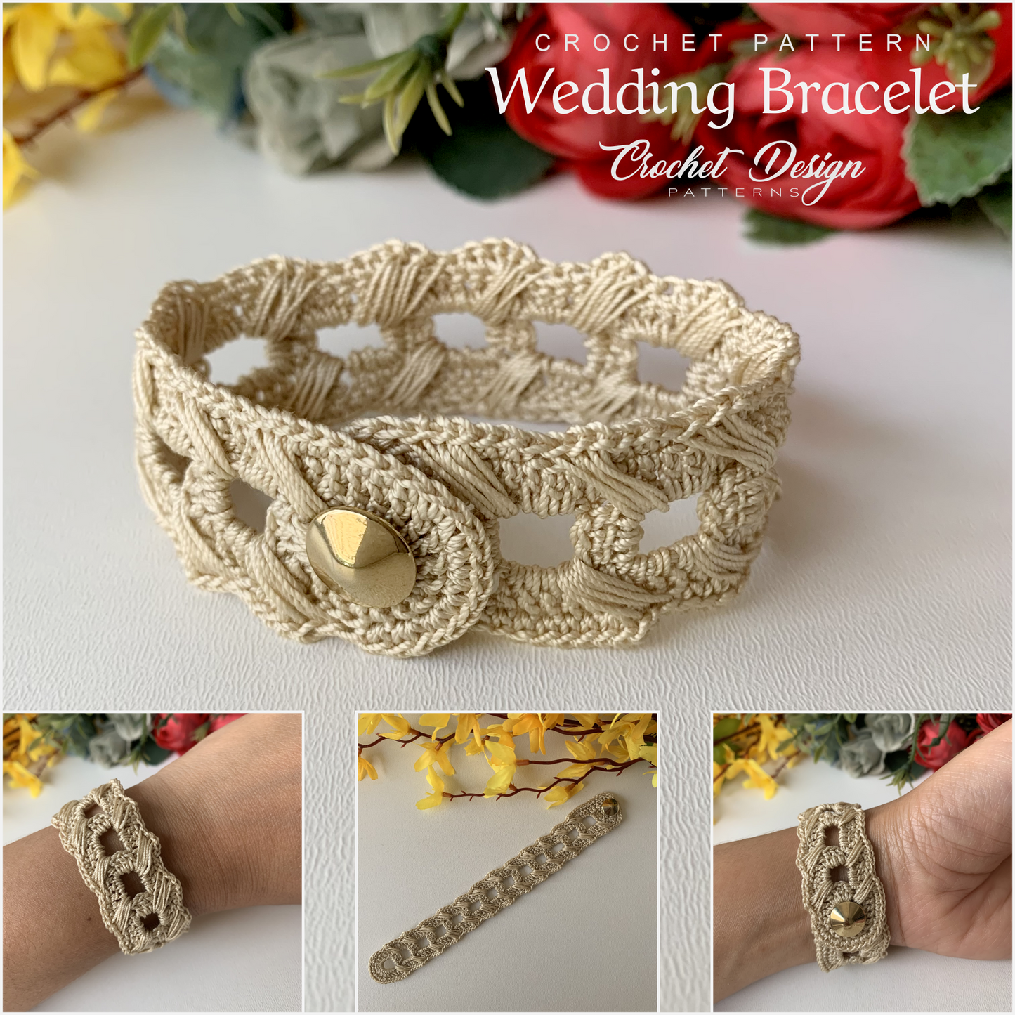 12 Crochet Bracelets Patterns